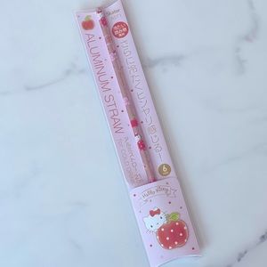 Hello Kitty Aluminum Reusable Straw